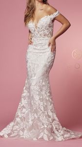 New wedding evening bridal gown